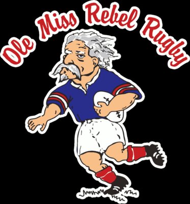 ole miss rebel rugby white stroke