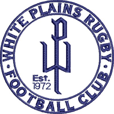 white plains rugby chest blue  1 