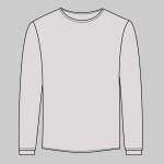 Tagless ® 100% Cotton Long Sleeve T Shirt