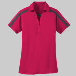 Ladies Silk Touch™ Performance Colorblock Stripe Polo