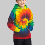 Youth Essential Tie Dye Pullover Hooded Sweatshirt