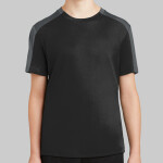 Youth PosiCharge ® Competitor ™ Sleeve Blocked Tee