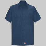 Short Sleeve Solid Ripstop Shirt