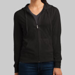 Women's Fitted Jersey Full Zip Hoodie