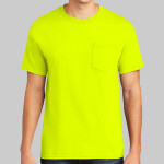 Heavy Cotton 100% Cotton Pocket T Shirt